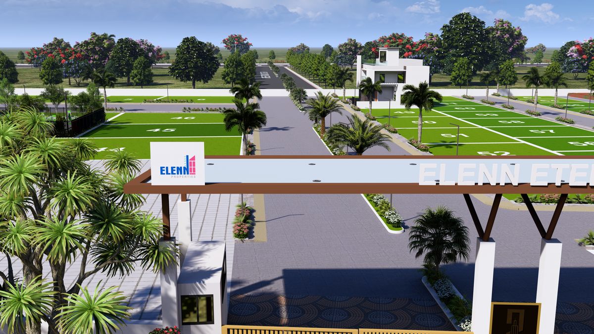 Entrance and plot view